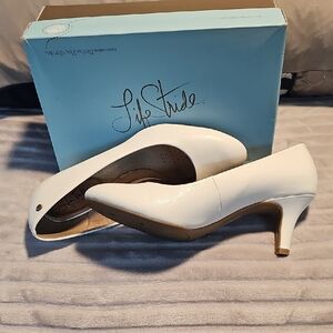 Life Stride Women's White Heels